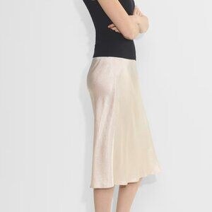 Slip Satin Midi Skirt - Aritzia